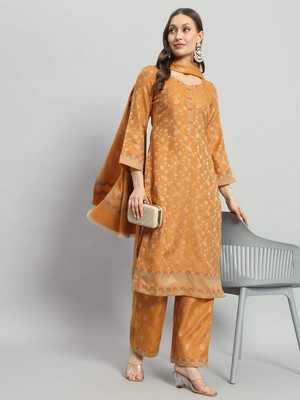 Safaa Wool Self Design Kurta & Palazzo Material