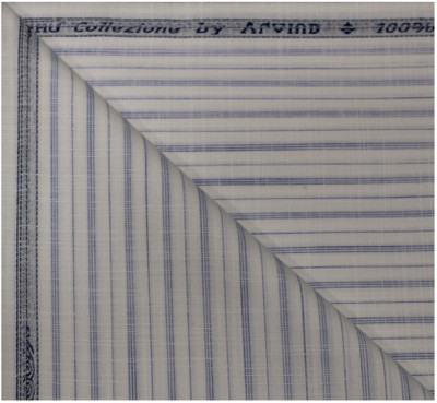 Arvind Pure Cotton Striped Shirt Fabric