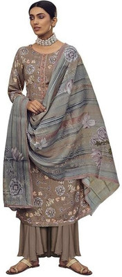 HouseOfCommon Wool Printed Salwar Suit Material