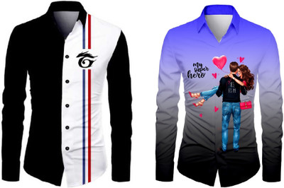 jrk enterprise Polycotton Printed Shirt Fabric