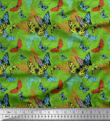 Soimoi Pure Cotton Floral Print Multi-purpose Fabric