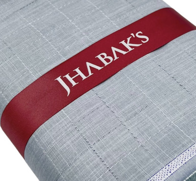 JHABAK'S Pure Cotton Checkered Shirt Fabric