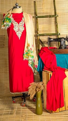 Mrunmayee’ Modal Embroidered Salwar Suit Material