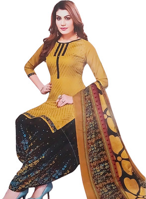 ZingMe Satin Embroidered, Self Design Salwar Suit Material