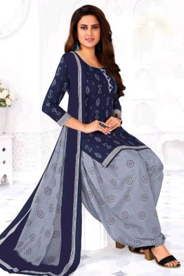 SIMPLYETHNIC Crepe Printed Salwar Suit Material