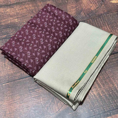 Raymond Cotton Blend Printed Shirt & Trouser Fabric