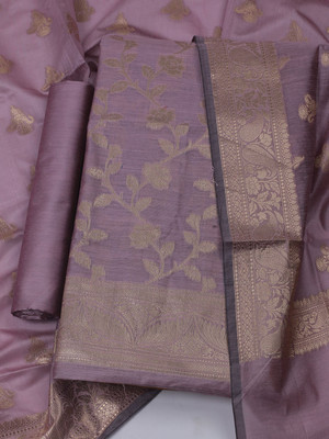 Meena Bazaar Chanderi Self Design Salwar Suit Material