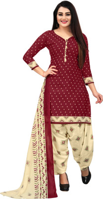 Rajnandini Cotton Blend Printed Salwar Suit Material