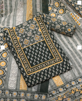 krishna boutique Pure Cotton Printed Salwar Suit Material