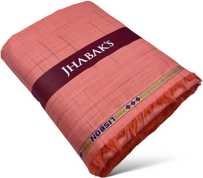 JHABAK'S Pure Cotton Checkered Shirt Fabric