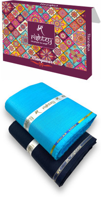 Rishtey Pure Cotton Solid Shirt & Trouser Fabric