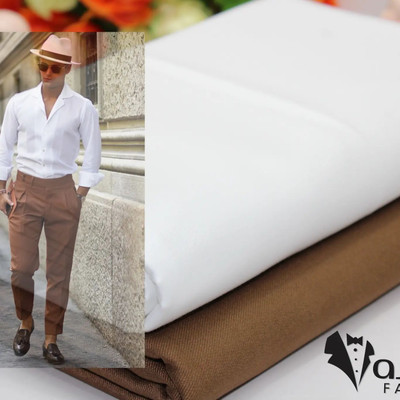 Rekag Cotton Blend Solid Shirt & Trouser Fabric