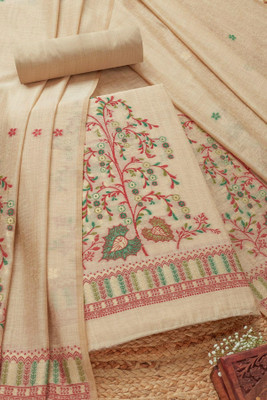 soch Chanderi Embroidered, Self Design Salwar Suit Material
