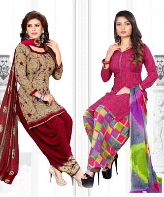 Priyashi Crepe Printed Salwar Suit Material
