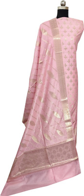 Naveera Pure Cotton Self Design Salwar Suit Material