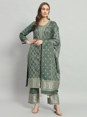 Safaa Wool Self Design Kurta & Palazzo Material