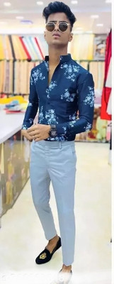 Jay Khodiyar Fashion Polycotton Printed Shirt & Trouser Fabric
