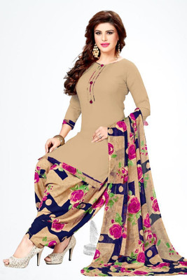 ANOKHISTYLE Crepe Printed Salwar Suit Material
