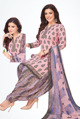 nayan Crepe Printed Salwar Suit Material