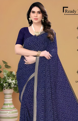 DHARMEE Georgette Self Design Blouse Material