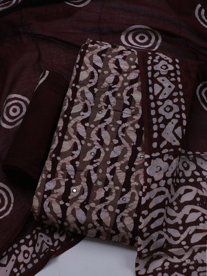 Meena Bazaar Cotton Blend Printed Salwar Suit Material