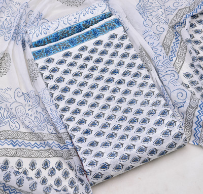 RIGDOM Pure Cotton Printed Salwar Suit Material
