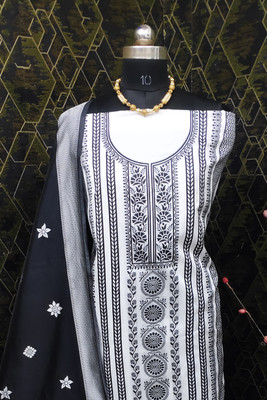 ARISHTA Art Silk Self Design Kurta & Palazzo Material