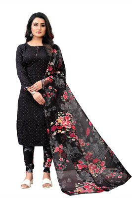 Kashvi Crepe Printed Kurta & Churidar Material