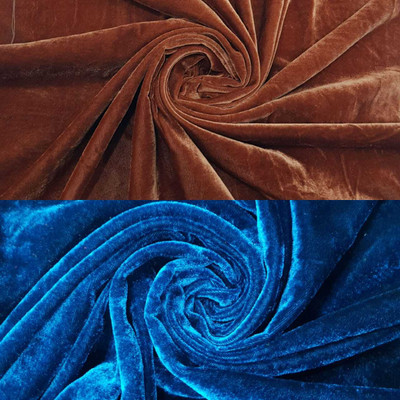 Seg Velvet Self Design Blouse Material