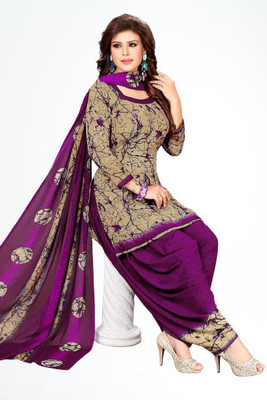 MAHAKLI CREATION Crepe Printed Salwar Suit Material