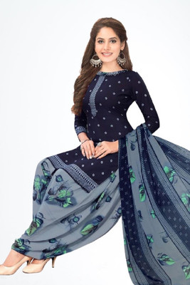 Shree Sarvottam Fashion Crepe Printed Salwar Suit Material
