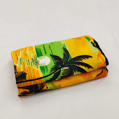 LORTINZ Crepe Printed Kurta & Palazzo Material