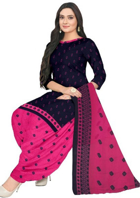 MAHAKALI CREATION Crepe Printed Salwar Suit Material