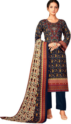 Rosaniya Wool Printed Salwar Suit Material