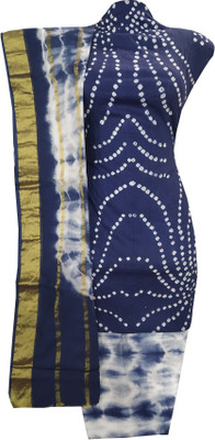 ADHIN Cotton Blend Dyed, Printed, Self Design Salwar Suit Material