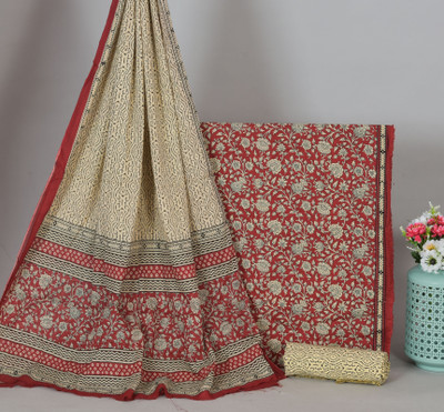 NISHIRE Pure Cotton Printed Salwar Suit Material