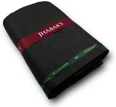 JHABAK'S Viscose Rayon Solid Trouser Fabric