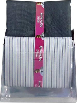 siyarams Cotton Silk Solid Shirt & Trouser Fabric
