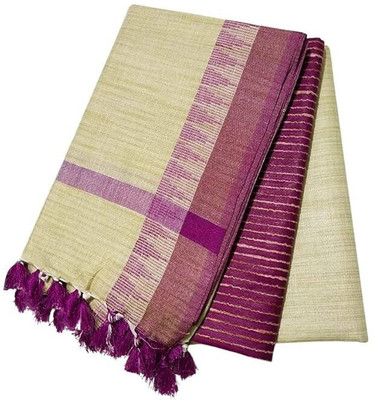 Aamir Fashion Textile Dupion Silk Self Design, Striped Salwar Suit Material