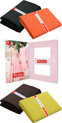 KUNDAN SULZ GWALIOR Polycotton Self Design Shirt & Trouser Fabric