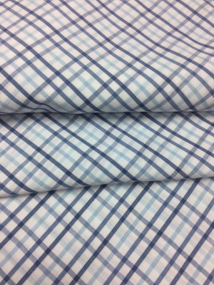 KRISDEE Pure Cotton Checkered Shirt Fabric