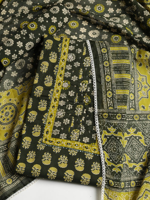 Meena Bazaar Cotton Blend Printed Salwar Suit Material
