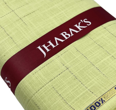 JHABAK'S Pure Cotton Checkered Shirt Fabric