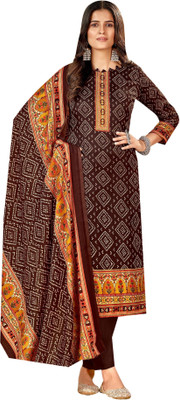 ShEmpire Wool Printed Salwar Suit Material