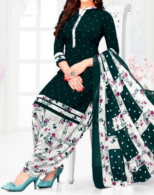 Vijay Deep Silk Mill Crepe Printed Salwar Suit Material