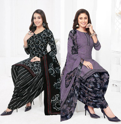 SEWDHAGA Crepe Self Design Salwar Suit Material