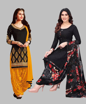 Nirvaan Crepe Printed Salwar Suit Material