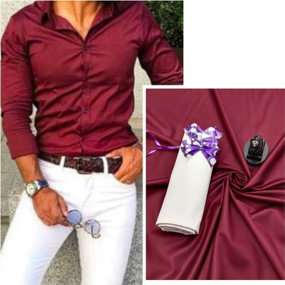 Jai Khodiyar Fashion Polycotton Solid Shirt & Trouser Fabric