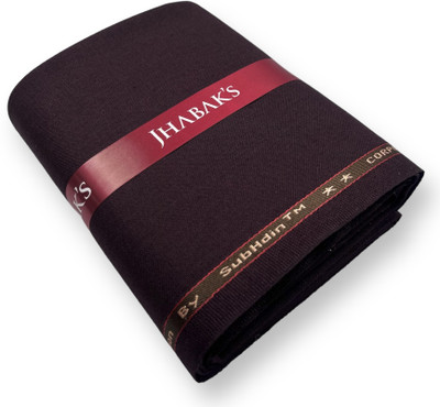 JHABAK'S Viscose Rayon Solid Trouser Fabric