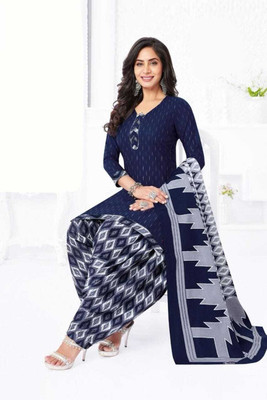 SIMPLYETHNIC Crepe Printed Kurta & Churidar Material